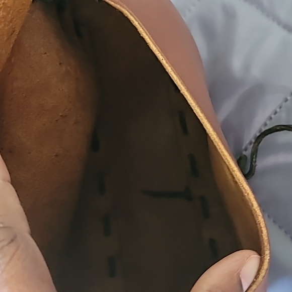 Leather Boho Canteen Style Bag - Picture 7 of 10